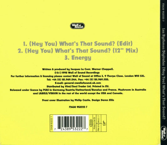 Les Rythmes Digitales : (Hey You) What's That Sound? (CD, Single, Dig)