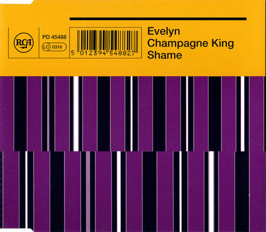 Evelyn Champagne King* : Shame (CD, Single)