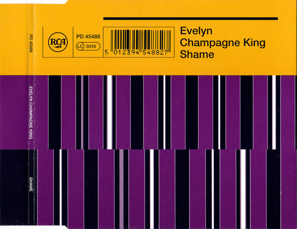 Evelyn Champagne King* : Shame (CD, Single)