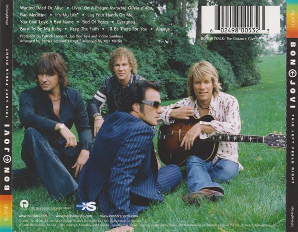 Bon Jovi : This Left Feels Right (CD, Album)