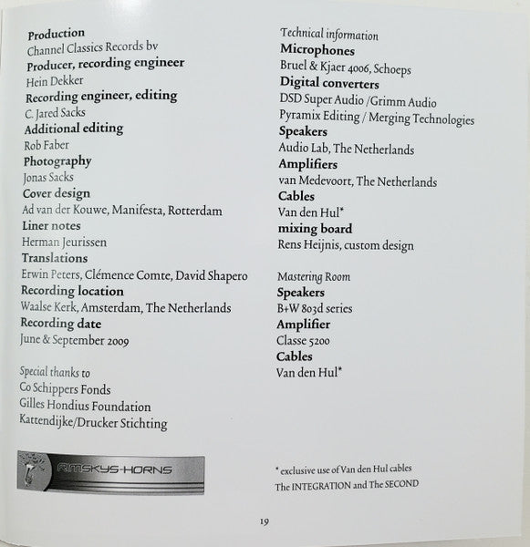 Joseph Haydn, Michael Haydn, Jasper de Waal, Concertgebouw Chamber Orchestra : Haydn (SACD, Multichannel, Album, DSD)