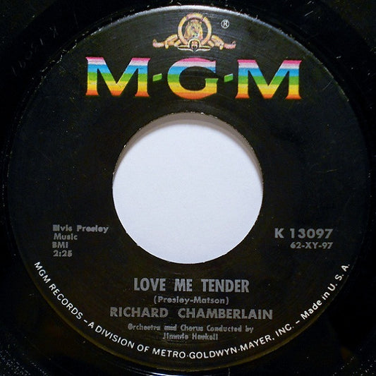Richard Chamberlain : Love Me Tender (7", Single)