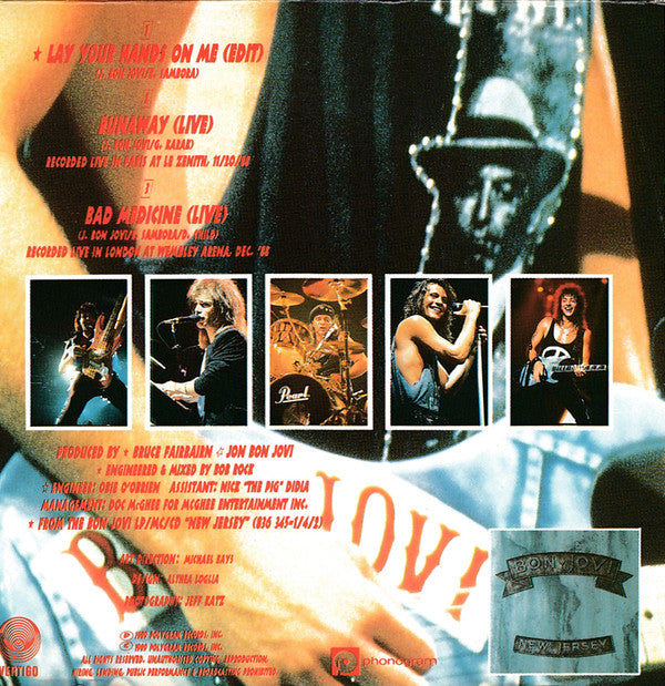 Bon Jovi : Lay Your Hands On Me (CD, Maxi)