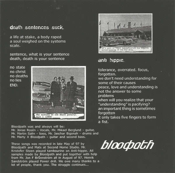 Bloodpath / Forced Into : Bloodpath / Forced Into (7", EP, Red)
