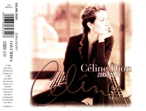 Céline Dion : Zora Sourit (CD, Maxi)