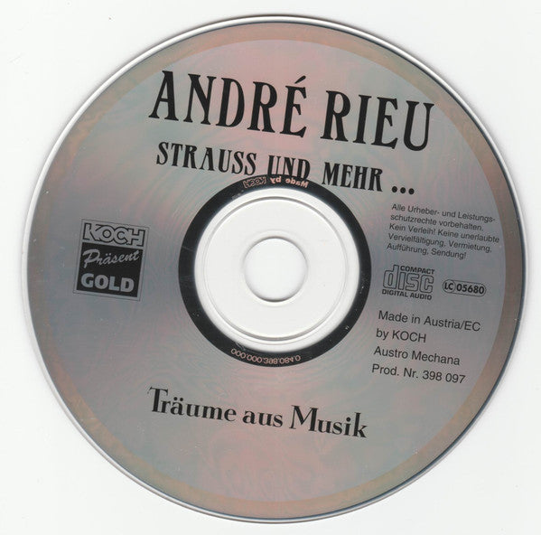 André Rieu : Strauss Und Mehr ... Träume Aus Musik (CD, Comp)