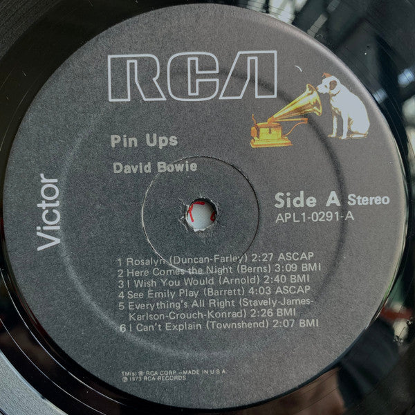 David Bowie : Pinups (LP, Album, RP)