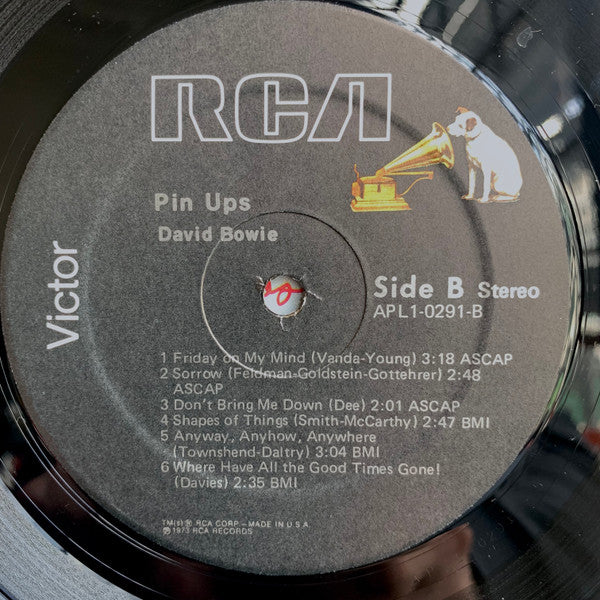David Bowie : Pinups (LP, Album, RP)
