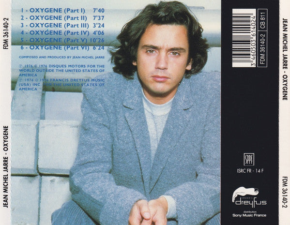 Jean-Michel Jarre : Oxygene (CD, Album, RE)
