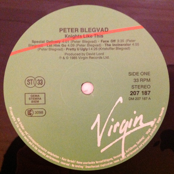 Peter Blegvad : Knights Like This (LP, Album)
