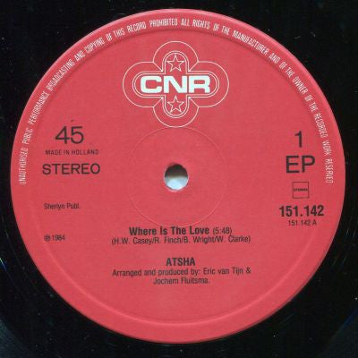 Aisha (2) : Where Is The Love (12", EP)