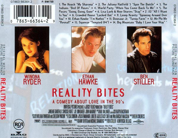 Various : Reality Bites (Original Motion Picture Soundtrack) (CD, Comp)