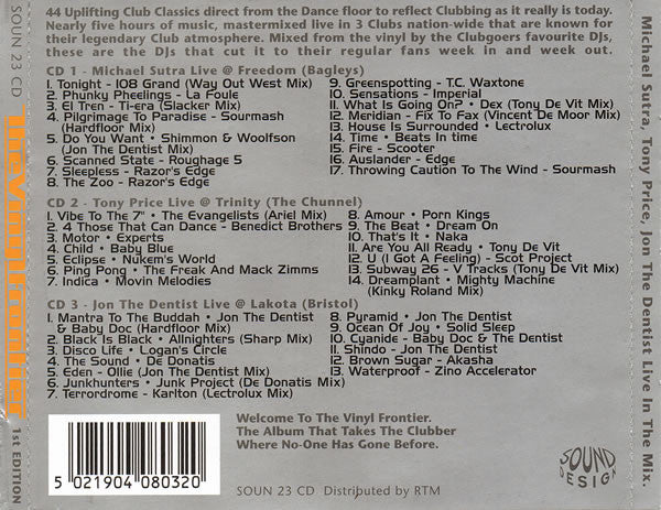 Various : The Vinyl Frontier (3xCD, Mixed)