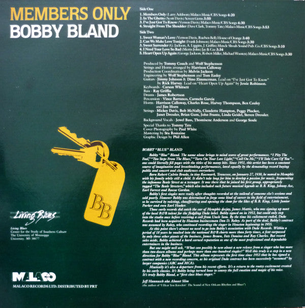 Bobby Bland : Members Only (LP, Album)