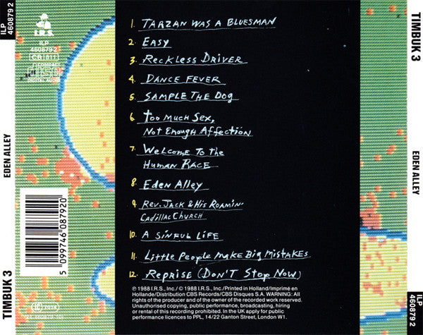 Timbuk 3 : Eden Alley (CD, Album)