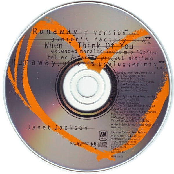 Janet Jackson : Runaway (CD, Maxi)