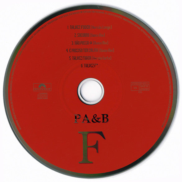 Pedro Abrunhosa E Os Bandemónio : F (CD, Maxi)