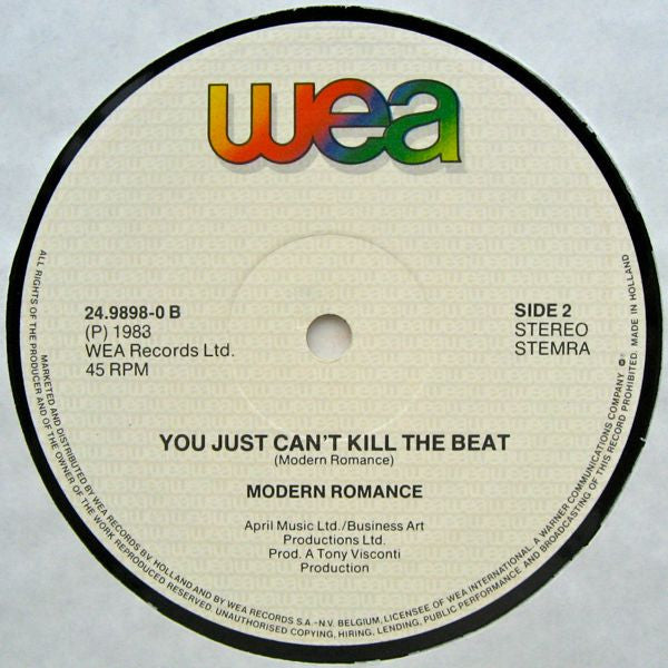 Modern Romance : High Life (12", Maxi)