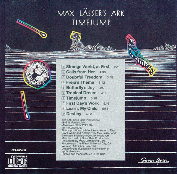 Max Lässer's Ark : Timejump (CD, Album)