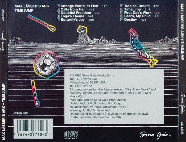 Max Lässer's Ark : Timejump (CD, Album)