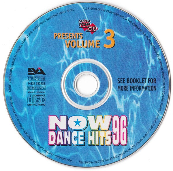 Various : Now Dance Hits 96 - Volume 3 (CD, Comp)