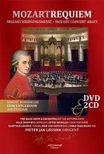 Olga Zinovieva, Wolfgang Amadeus Mozart, Pieter Jan Leusink : Requiem - Krönungsmesse - Concert Arias (2xCD + DVD-V)