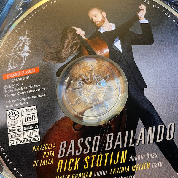 Astor Piazzolla, Nino Rota, Manuel De Falla - Rick Stotijn, Malin Broman, Lavinia Meijer, Sveriges Radios Symfoniorkester : Basso Bailando (SACD, Hybrid, Multichannel)
