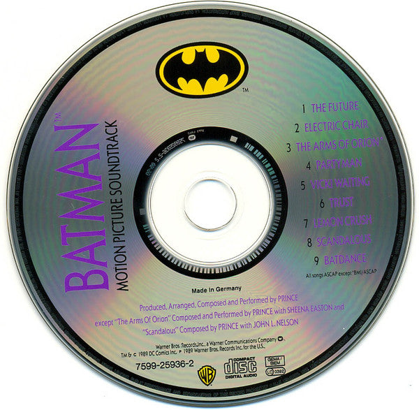 Prince : Batman™ (Motion Picture Soundtrack) (CD, Album, RE)