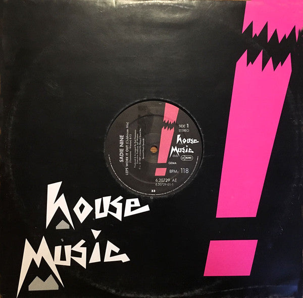 Sadie Nine : Let's Work It Out (12", Maxi)
