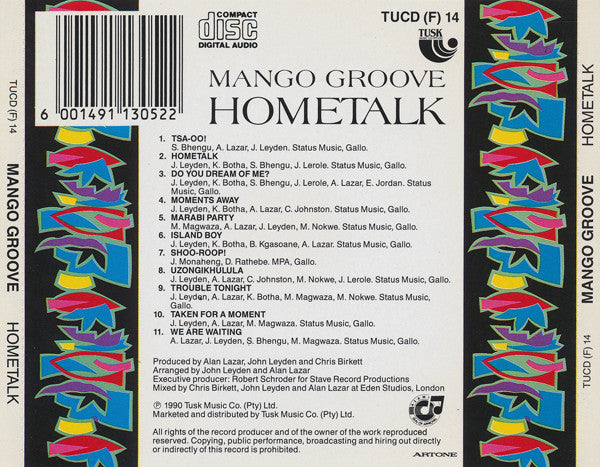 Mango Groove : Hometalk (CD, Album)