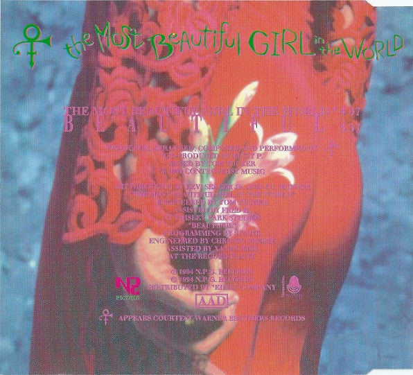 The Artist (Formerly Known As Prince) : The Most Beautiful Girl In The World (CD, Single)