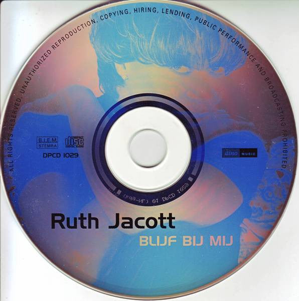 Ruth Jacott : Blijf Bij Mij (CD, Comp)