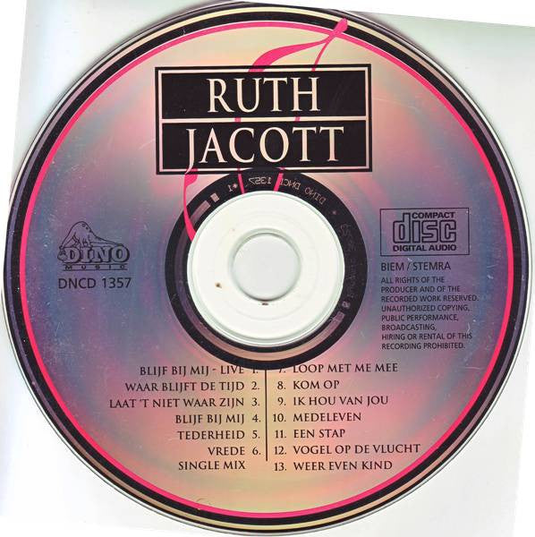 Ruth Jacott : Ruth Jacott (CD, Album, RE, RP)