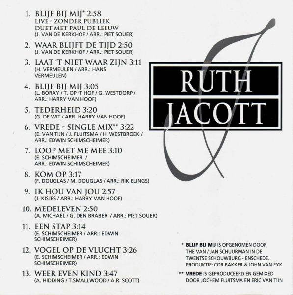 Ruth Jacott : Ruth Jacott (CD, Album, RE, RP)