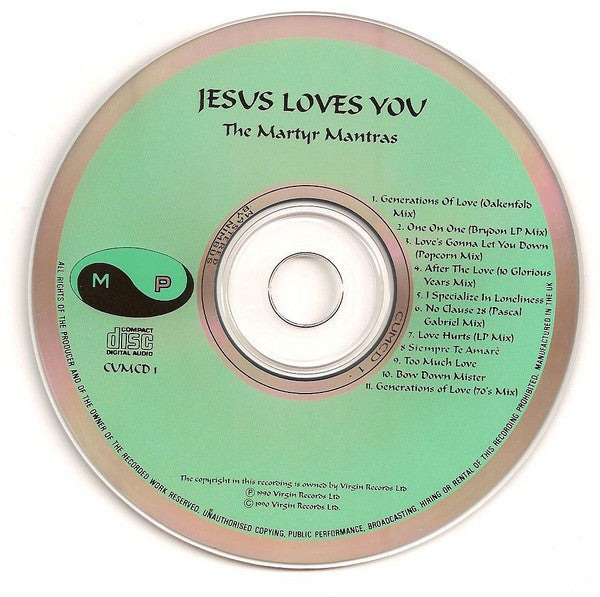 Jesus Loves You : The Martyr Mantras (CD, Album)