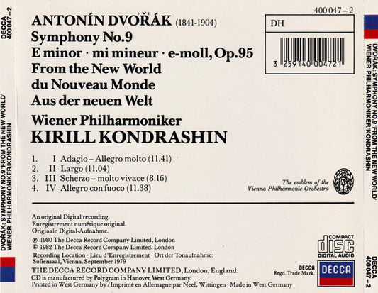 Ludwig van Beethoven - Kyung-Wha Chung, Wiener Philharmoniker, Kiril Kondrashin : Violin Concerto (CD, Album, RE)