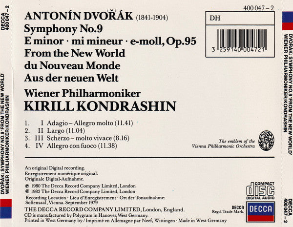 Ludwig van Beethoven - Kyung-Wha Chung, Wiener Philharmoniker, Kiril Kondrashin : Violin Concerto (CD, Album, RE)