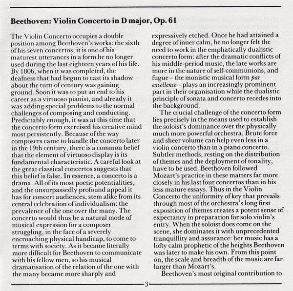 Ludwig van Beethoven - Kyung-Wha Chung, Wiener Philharmoniker, Kiril Kondrashin : Violin Concerto (CD, Album, RE)