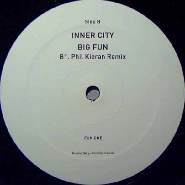 Inner City : Big Fun (12", Single, Promo)