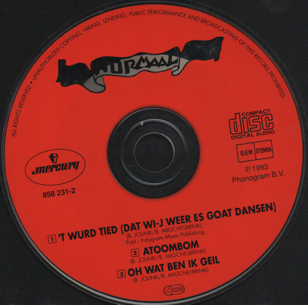 Normaal : 't Wurd Tied (Dat Wi-j Weer Es Gaat Dansen) (CD, Maxi)