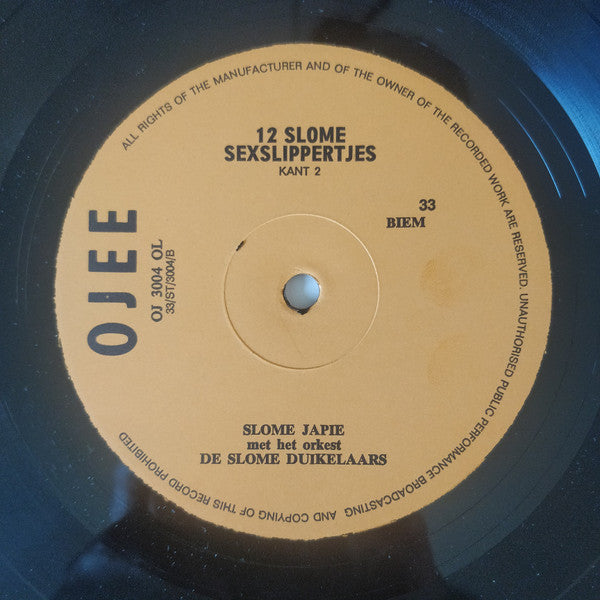 Slome Japie : 12 Slome Sex-Slippertjes (LP, Comp)