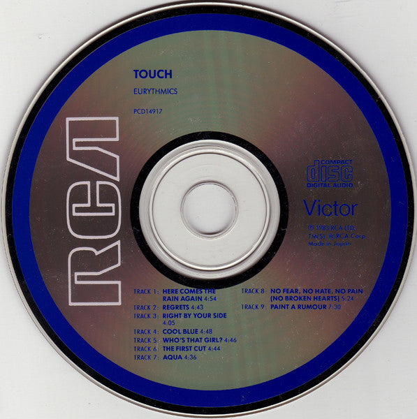 Eurythmics : Touch (CD, Album, Pri)