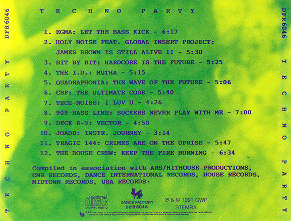 Various : Techno Party (CD, Comp)