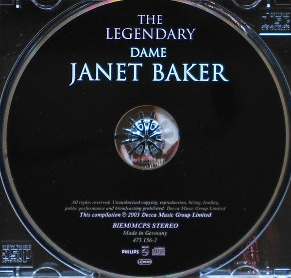 Janet Baker : The Legendary Dame Janet Baker (CD, Comp)