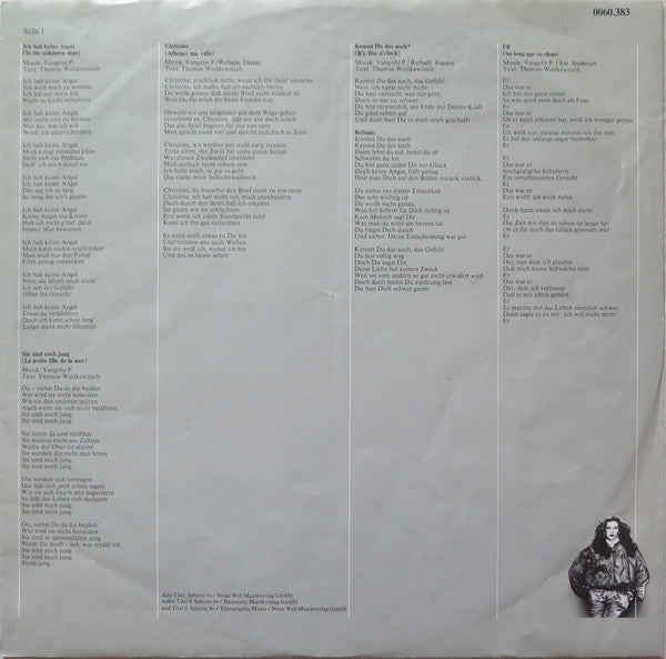 Milva : Ich Hab' Keine Angst (LP, Album)