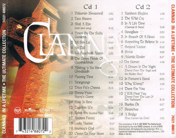 Clannad : In A Lifetime - The Ultimate Collection (2xCD, Comp)