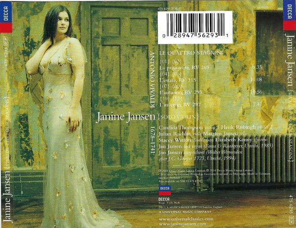 Janine Jansen, Antonio Vivaldi : The Four Seasons (CD, Album)