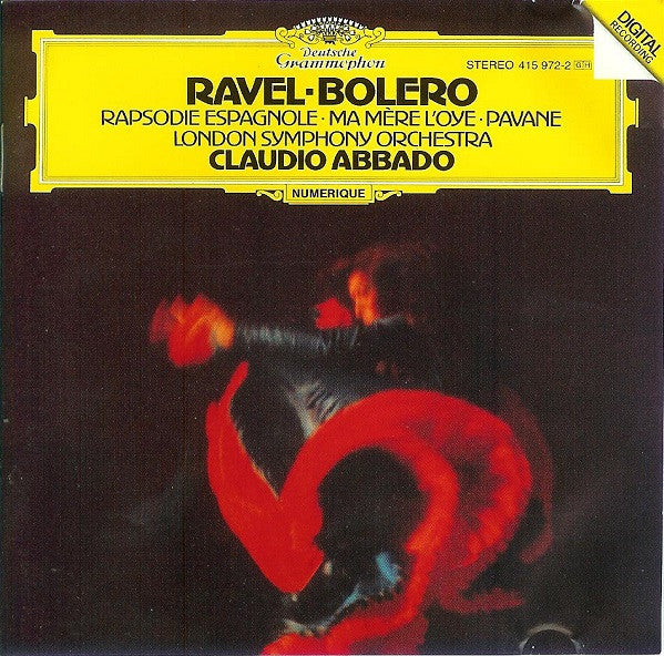 Maurice Ravel, London Symphony Orchestra, Claudio Abbado : Bolero ∙ Rapsodie Espagnole ∙ Ma Mère L'Oye ∙ Pavane (CD)