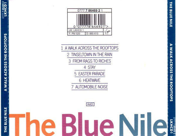 The Blue Nile : A Walk Across The Rooftops (CD, Album, RE)