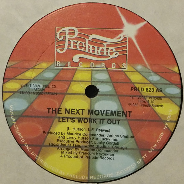 The Next Movement : Let's Work It Out (12")